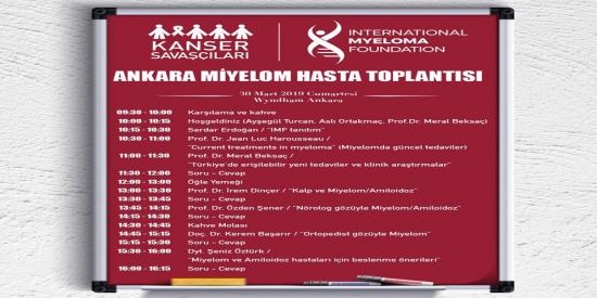 Ankara Miyelom Hasta – Hekim Buluşması 30 Mart’ta