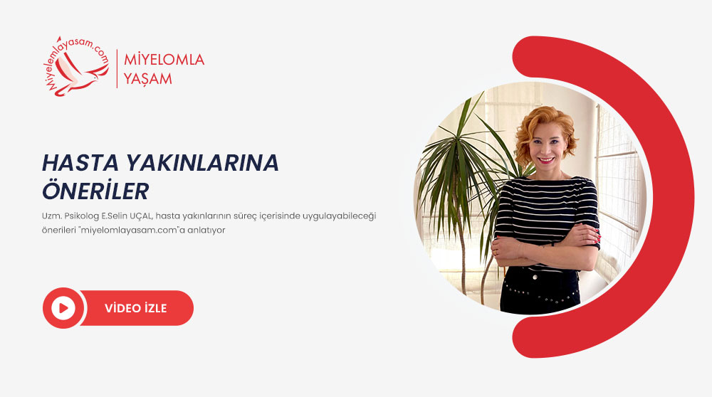 Hasta yakınlarına öneriler