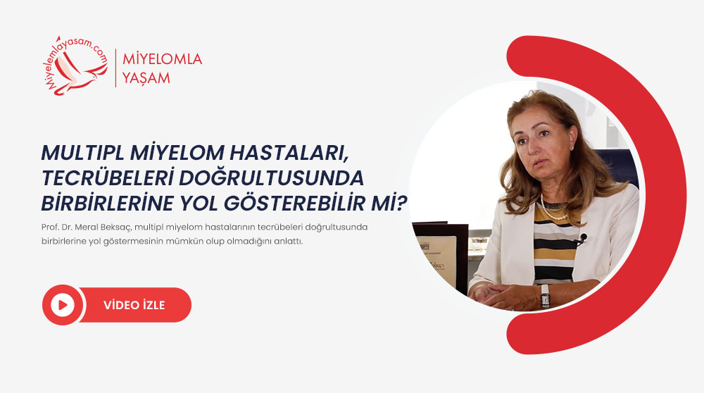 Multipl miyelom hastaları, tecrübeleri doğrultusunda birbirlerine yol gösterebilir mi?